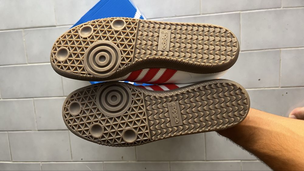 Adidas samba vermelhos