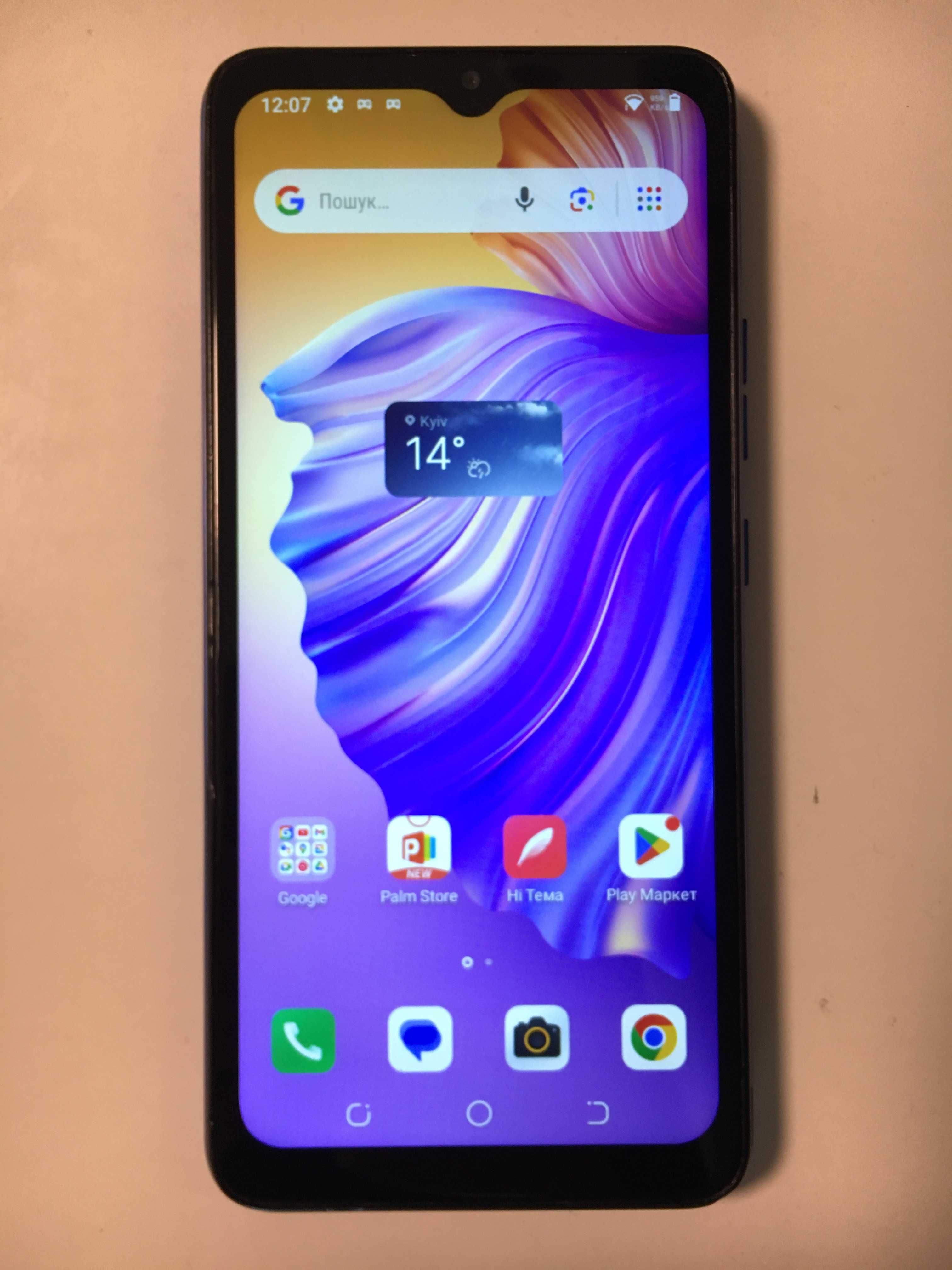 Tecno Pop 4 LTE 2/32GB AquaBlue 5000мАч Android 10 идеальное состояние