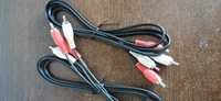 2x CINCH RCA przewód audio kabel NOWE