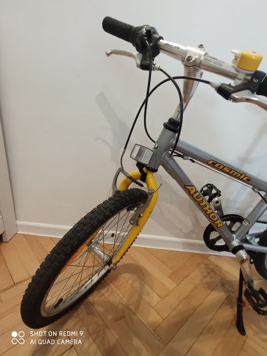 Lekki rower dziecięcy Author Cosmic Junior 20 cali aluminium stan dobr