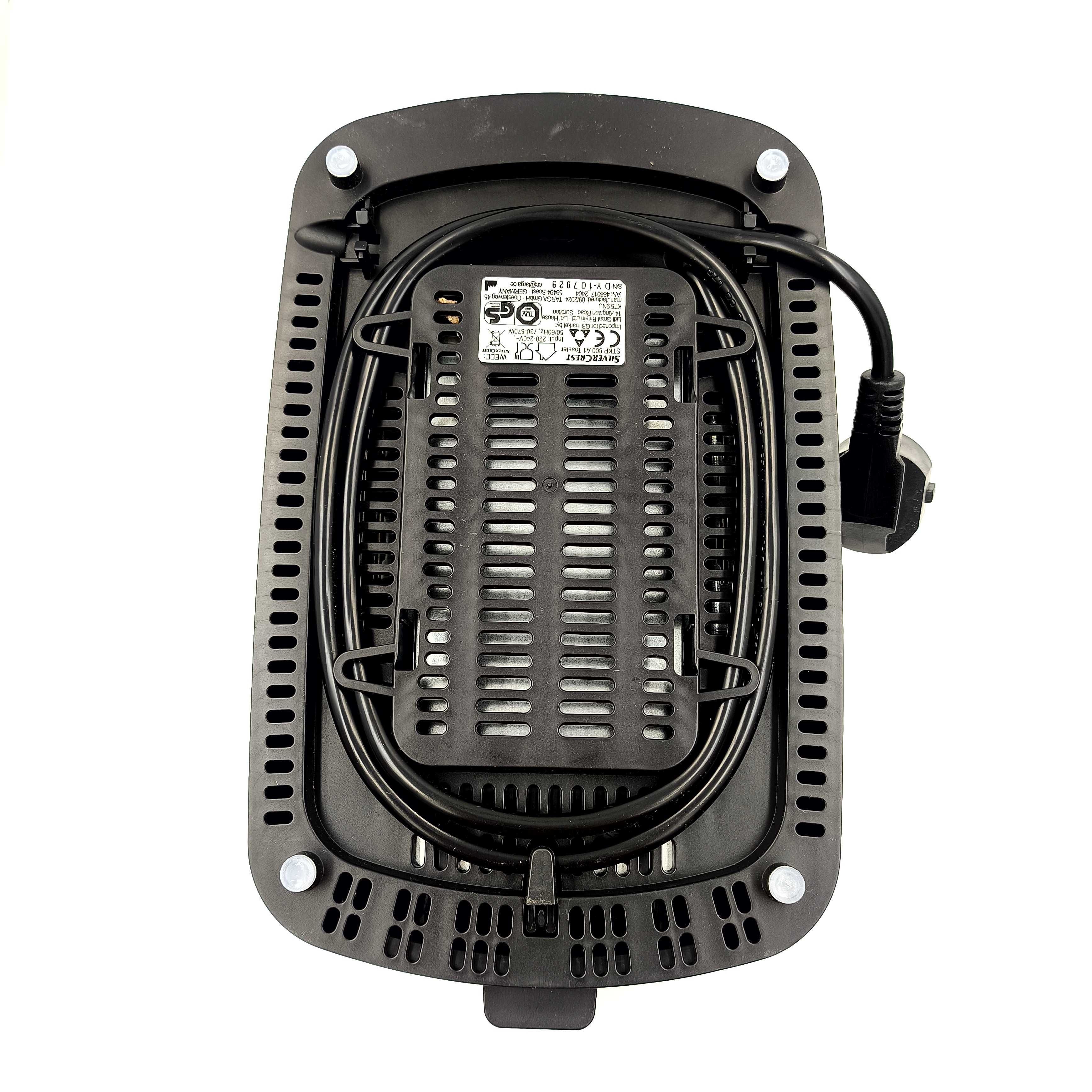 SilverCrest Toster 800 A1 – 800 W czarny dwukomorowy