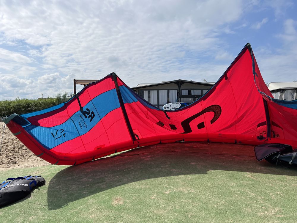 Kite Latawiec Eleveight RS 12m v5 czerwony kitesurfing