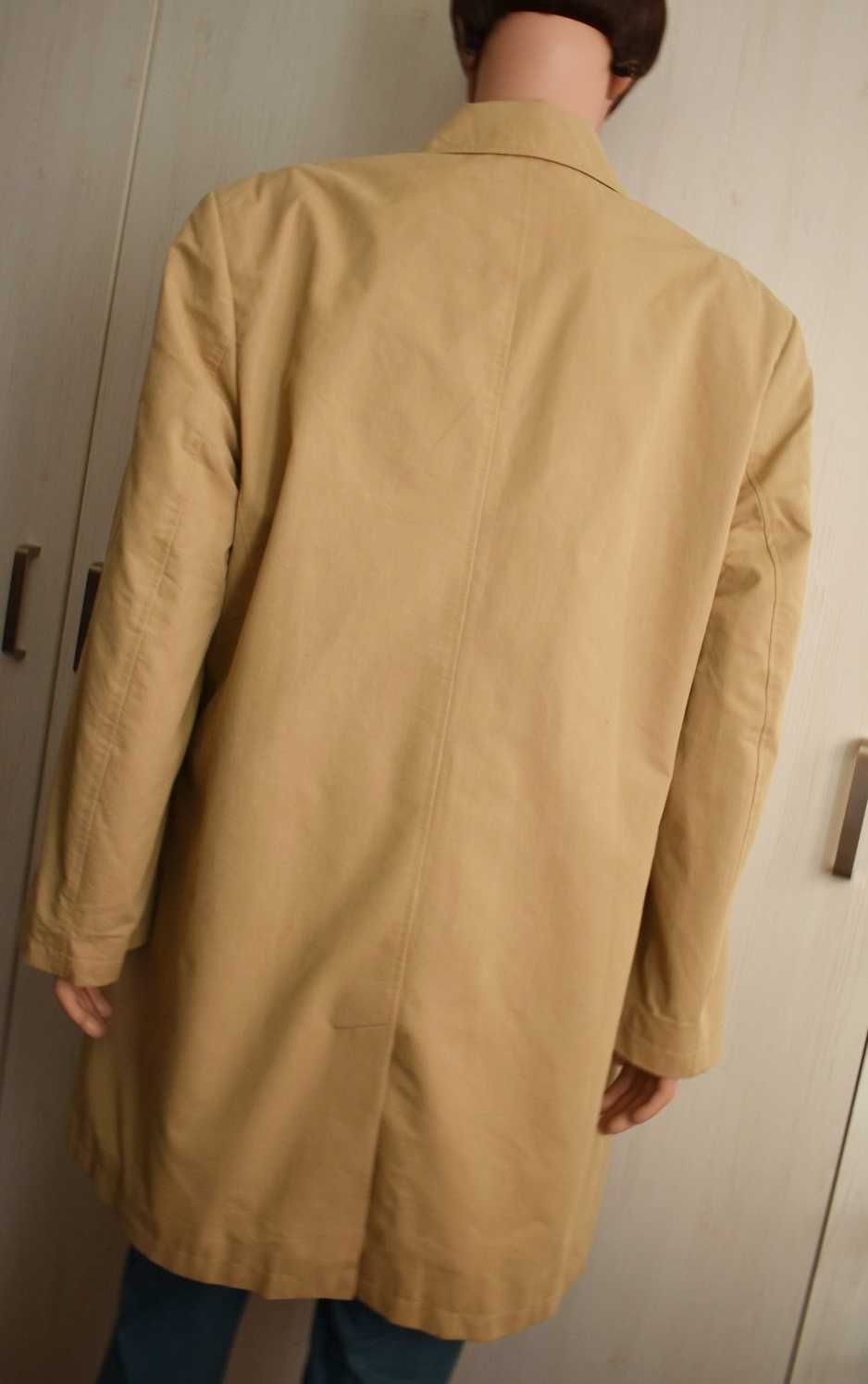 Płaszcz przejściowy XL 54/182 bawełniany trencz wiosenny elegancki