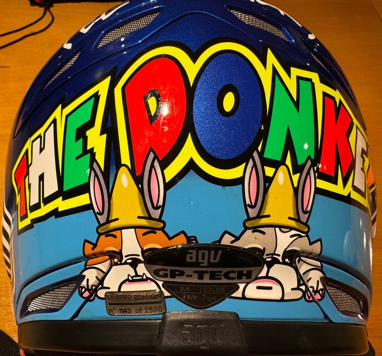 Capacete AGV GP-TECH Tamanho M (57-58) edição limitada nº 1143 de 2500