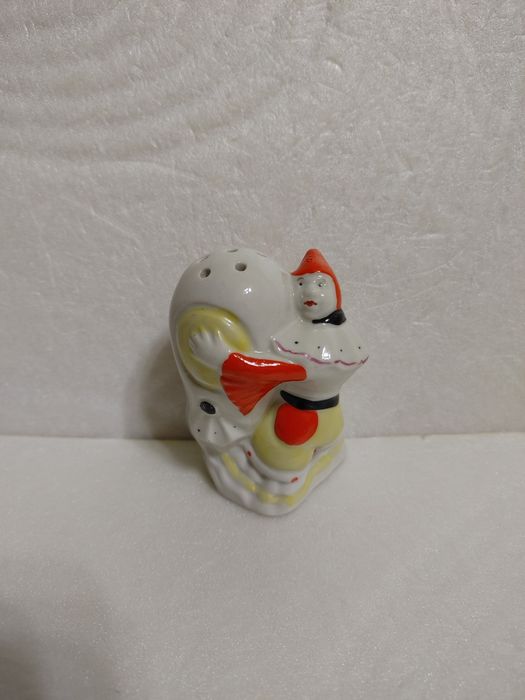 Солонка из сервиза Клоунада солонка фарфор СССР Барановка 1 сорт