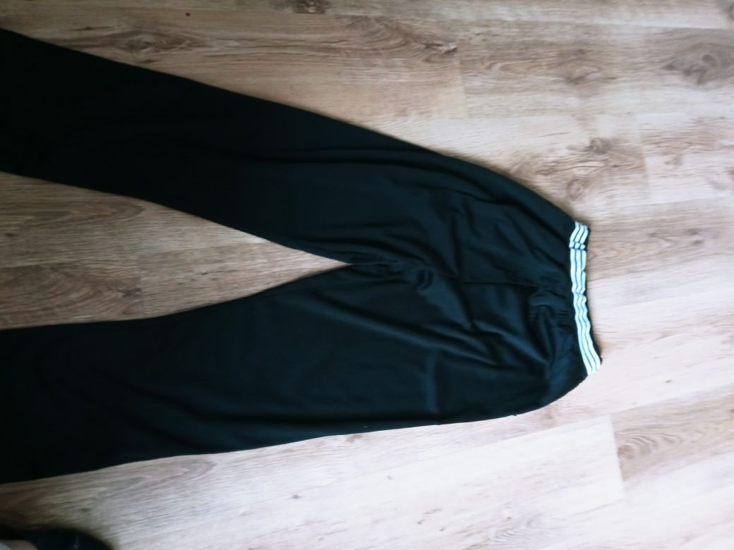 dresy damskie czarne adidas M proste