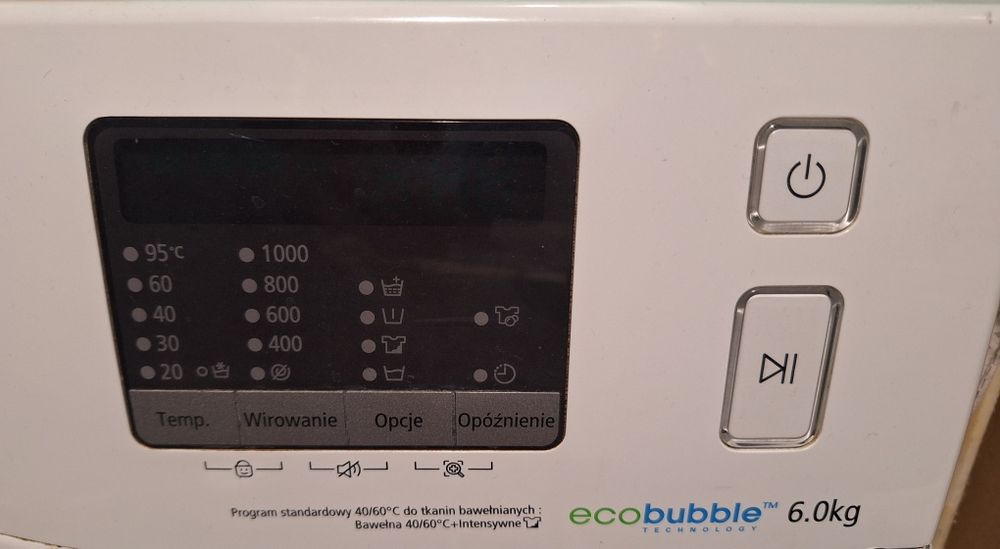Pralka samsung Eco bubble 6kg
