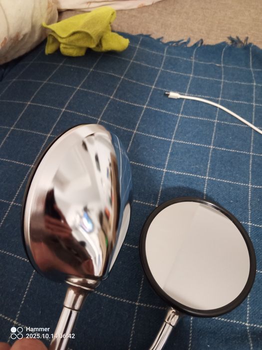 Lusterka vicama chrom.