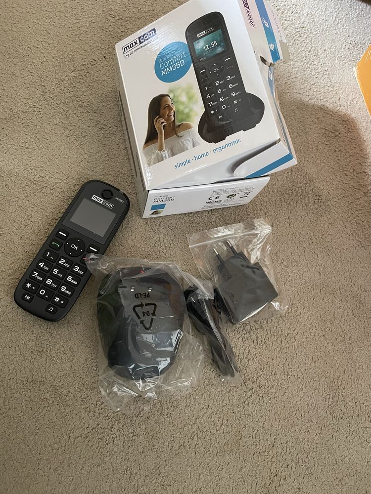 Telefone fixo maxcom comfory MM35D
