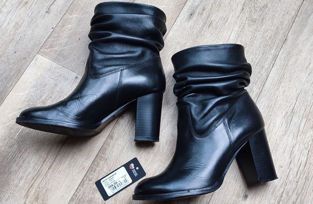 Buty, botki, kozaczki Wojas, skóra  37