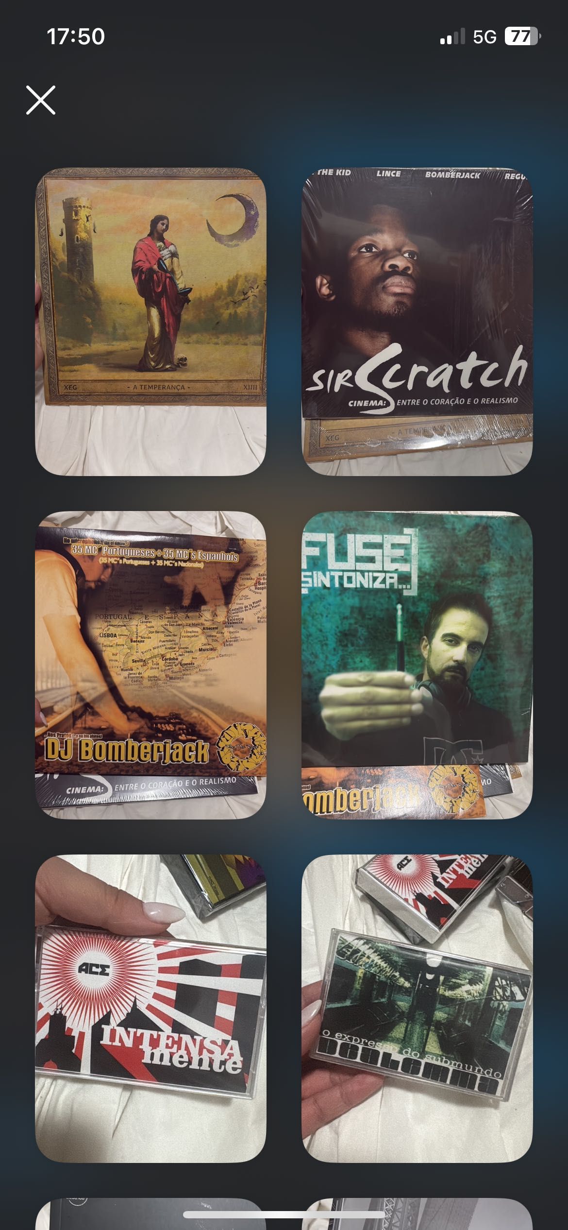 Cds e vinil Hip Hop tuga