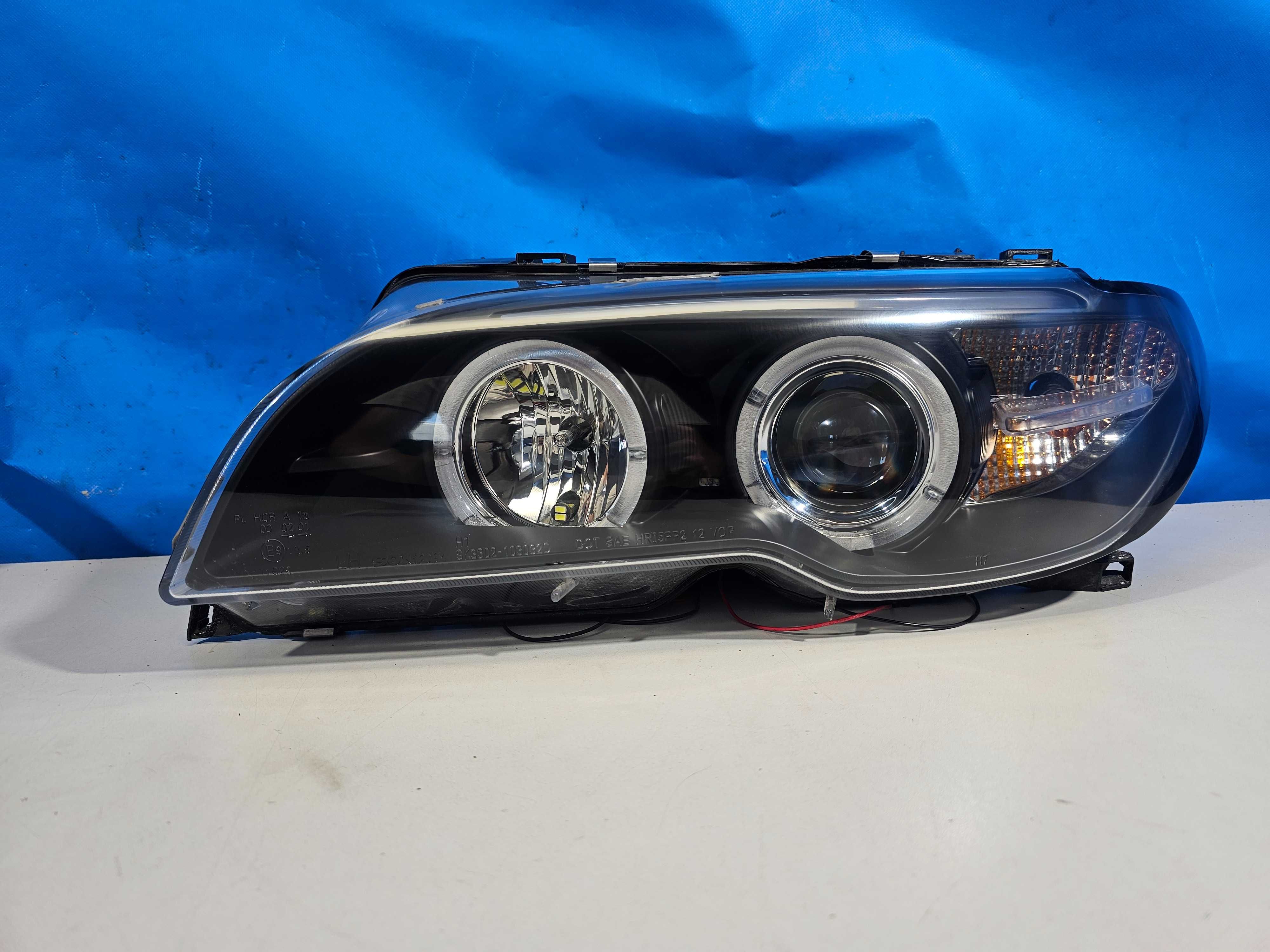 BMW E46 Lift Coupe Cabrio Lampy Przód Przednie RINGI Lewa+Prawa Europa