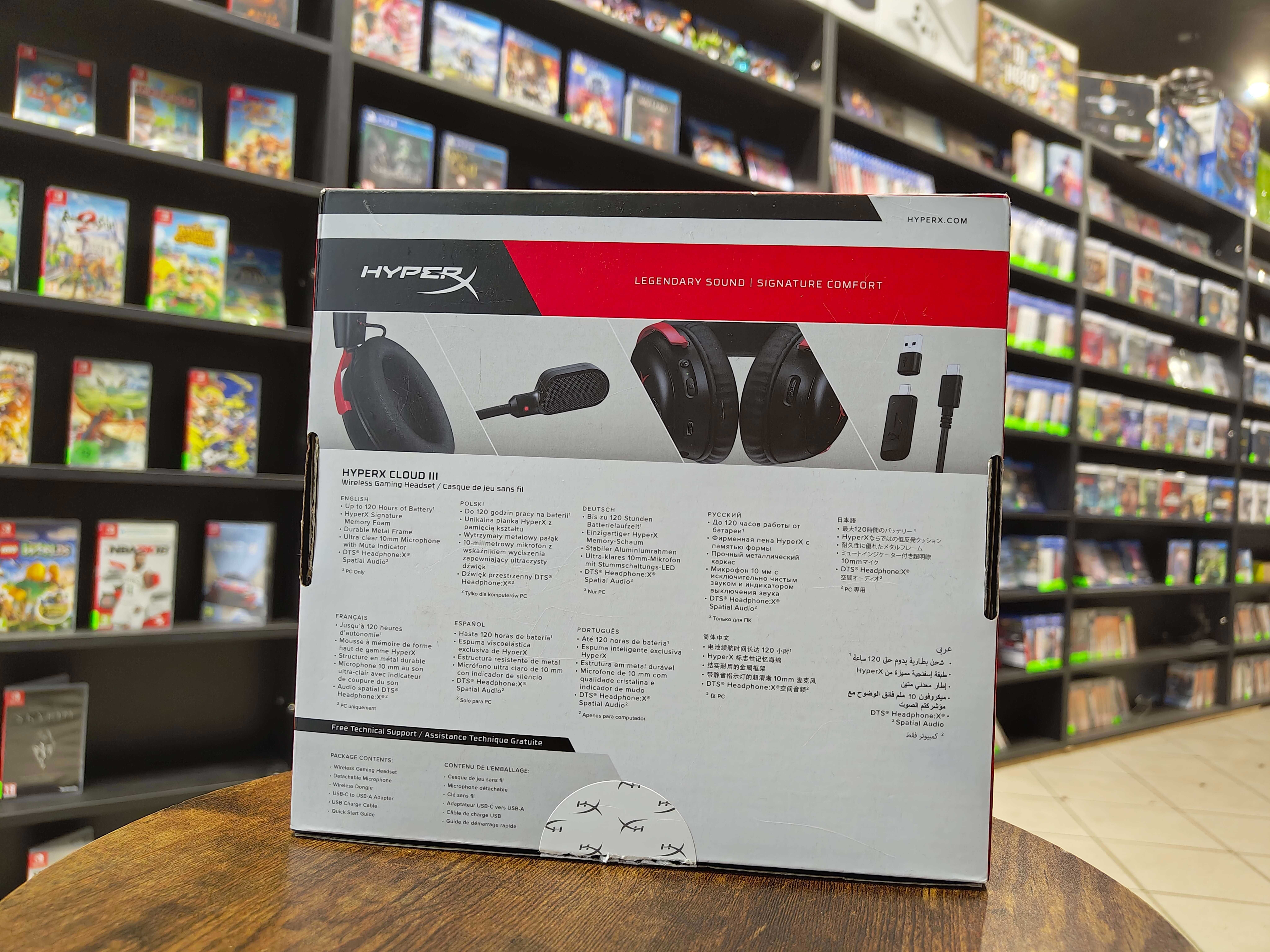 Słuchawki HYPERX Cloud III Wireless - Sklep Będzie Granie Katowice