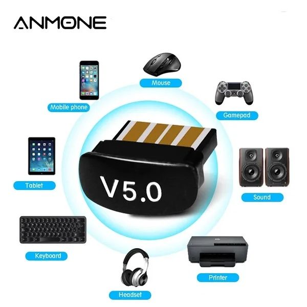 Адаптер ANMONE Bluetooth 5.0 mini на чипе REALTEK RTL8761B