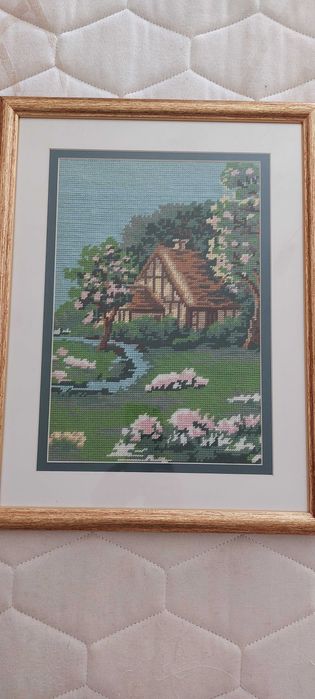 Quadros bordados à mão
