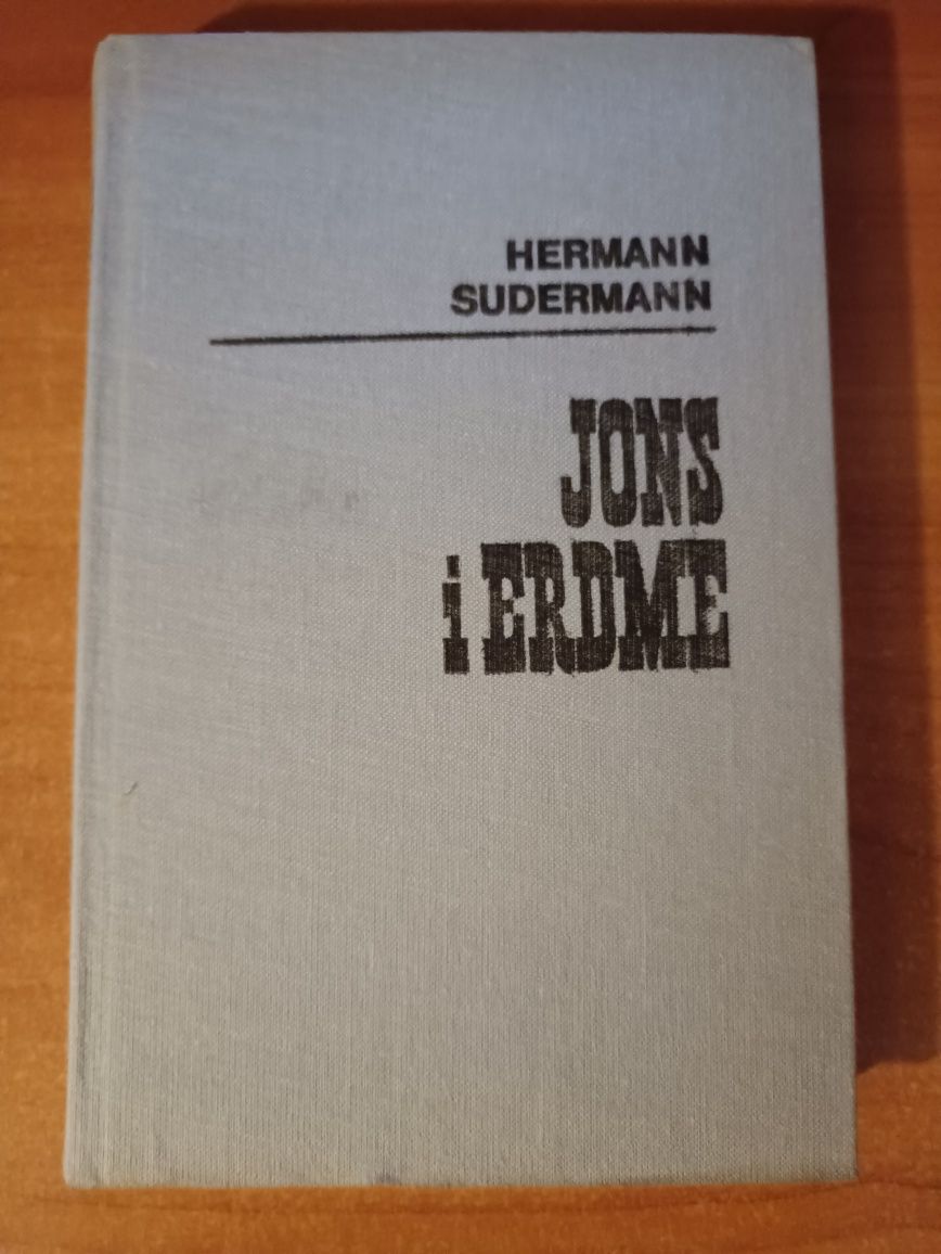 Hermann Sudermann "Jons I Erdme"