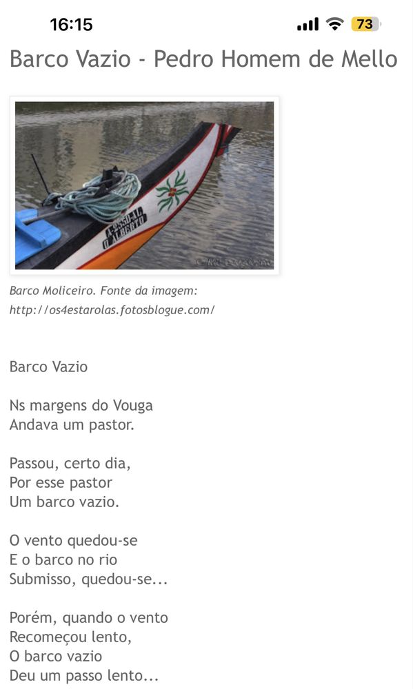 Poesia original do poeta e escritor Pedro Homem de Mello