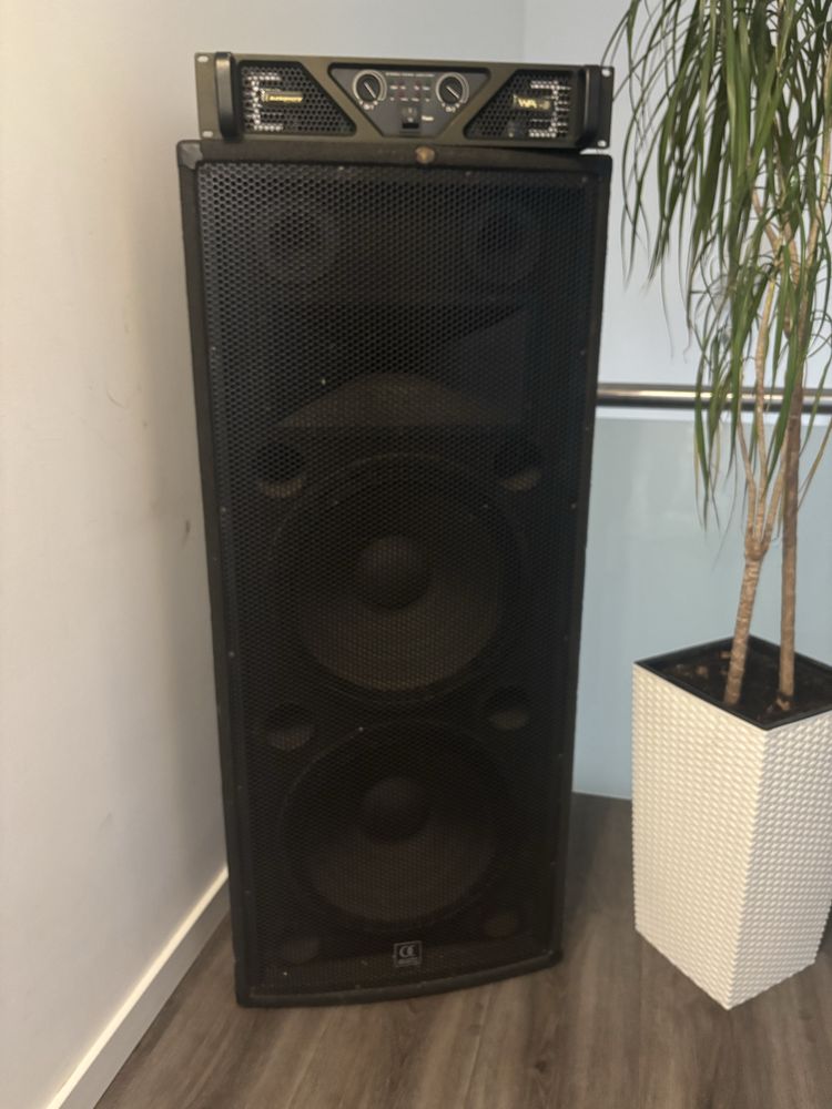 Amplificador WA-9 + Coluna passiva dupla 15”