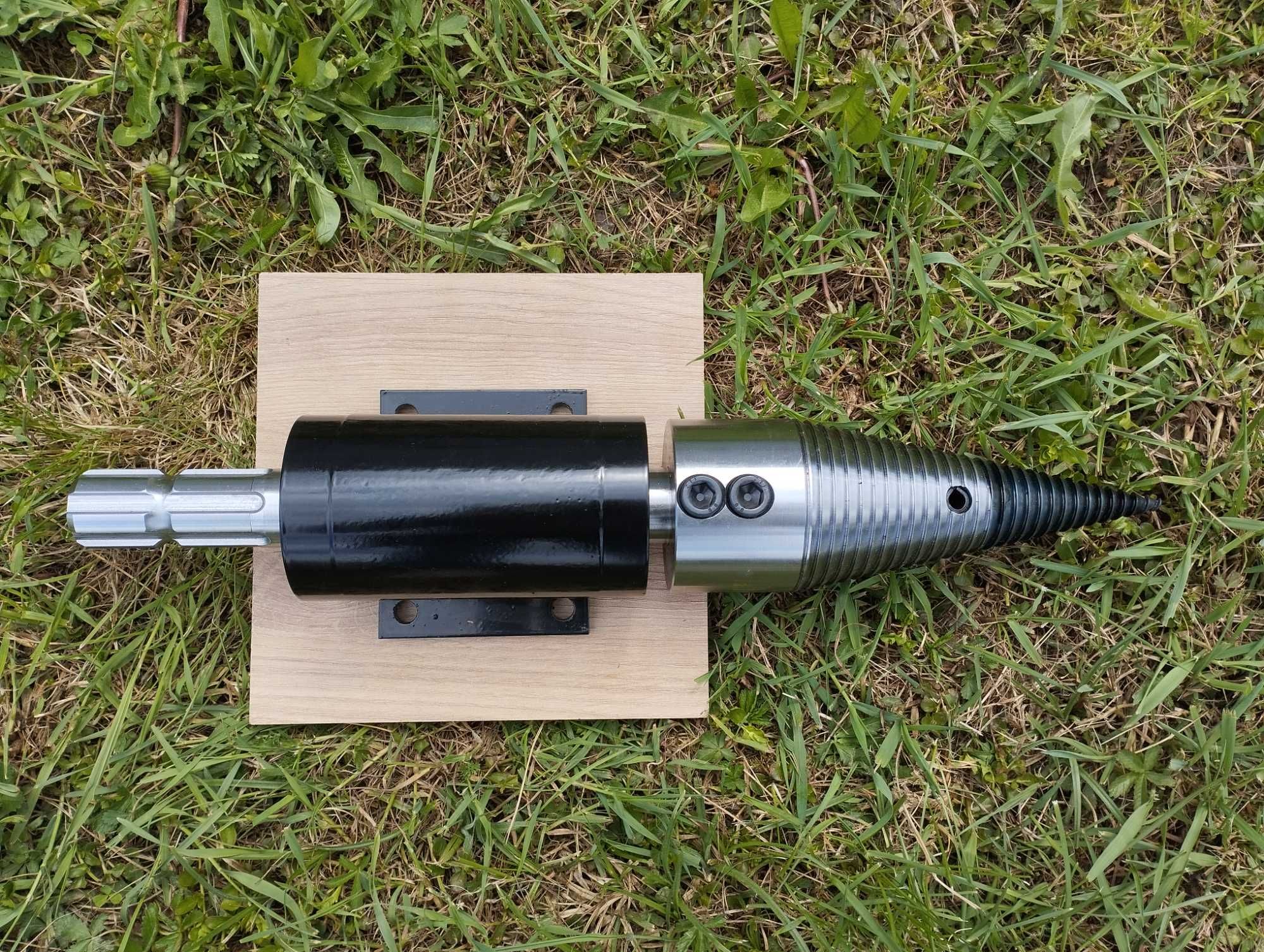 Łuparka świdrowa WOM do ciągnika 80mm / świder do łupania drewna