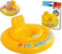 Fotelik do nauki pływania Intex My Baby Float żółty