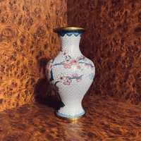 Антикварна ваза Cloisonne  Клаузоне  Латунь  эмаль