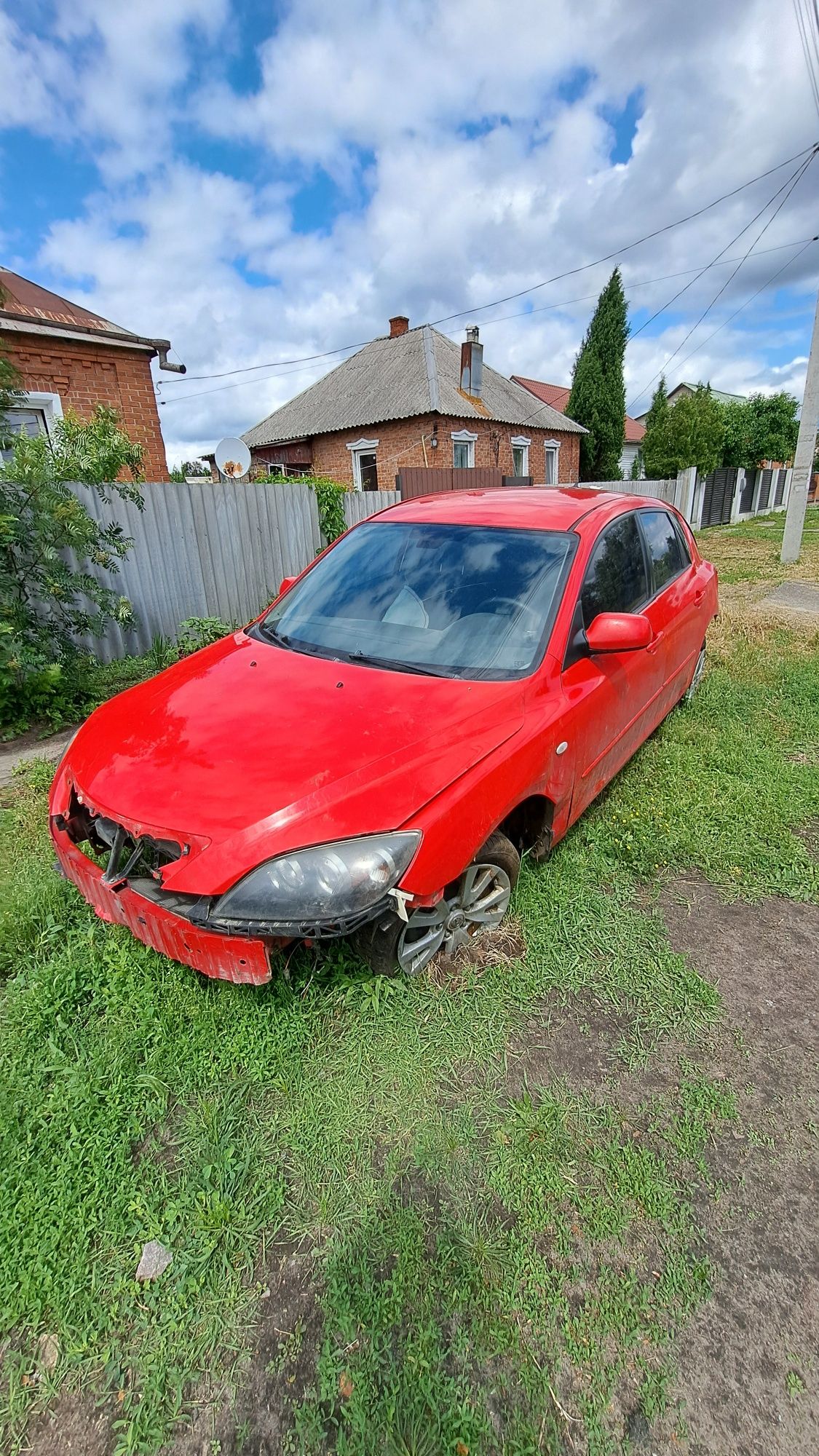 Mazda 3 2007, після ДТП
