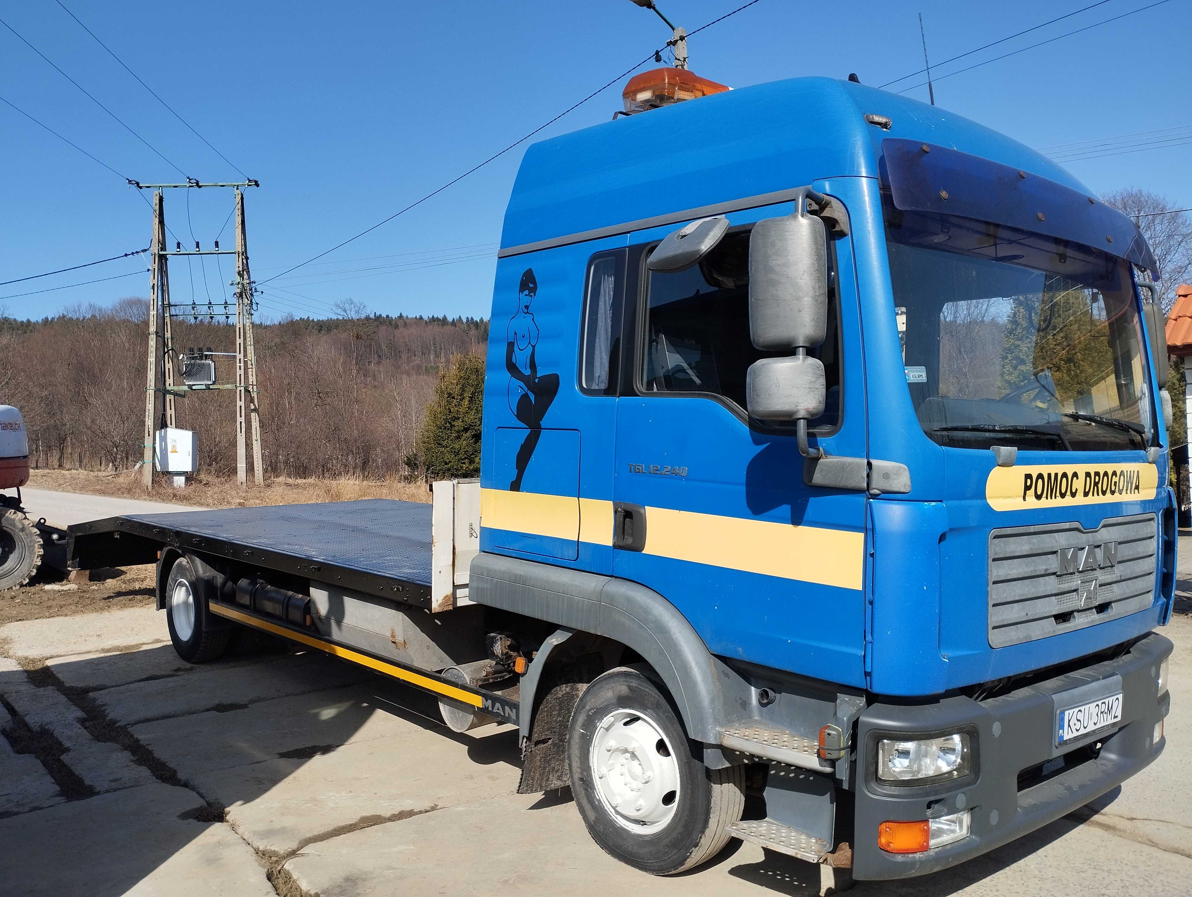 Pomoc Drogowa MAN TGL 12.240 Samochód Specjalny