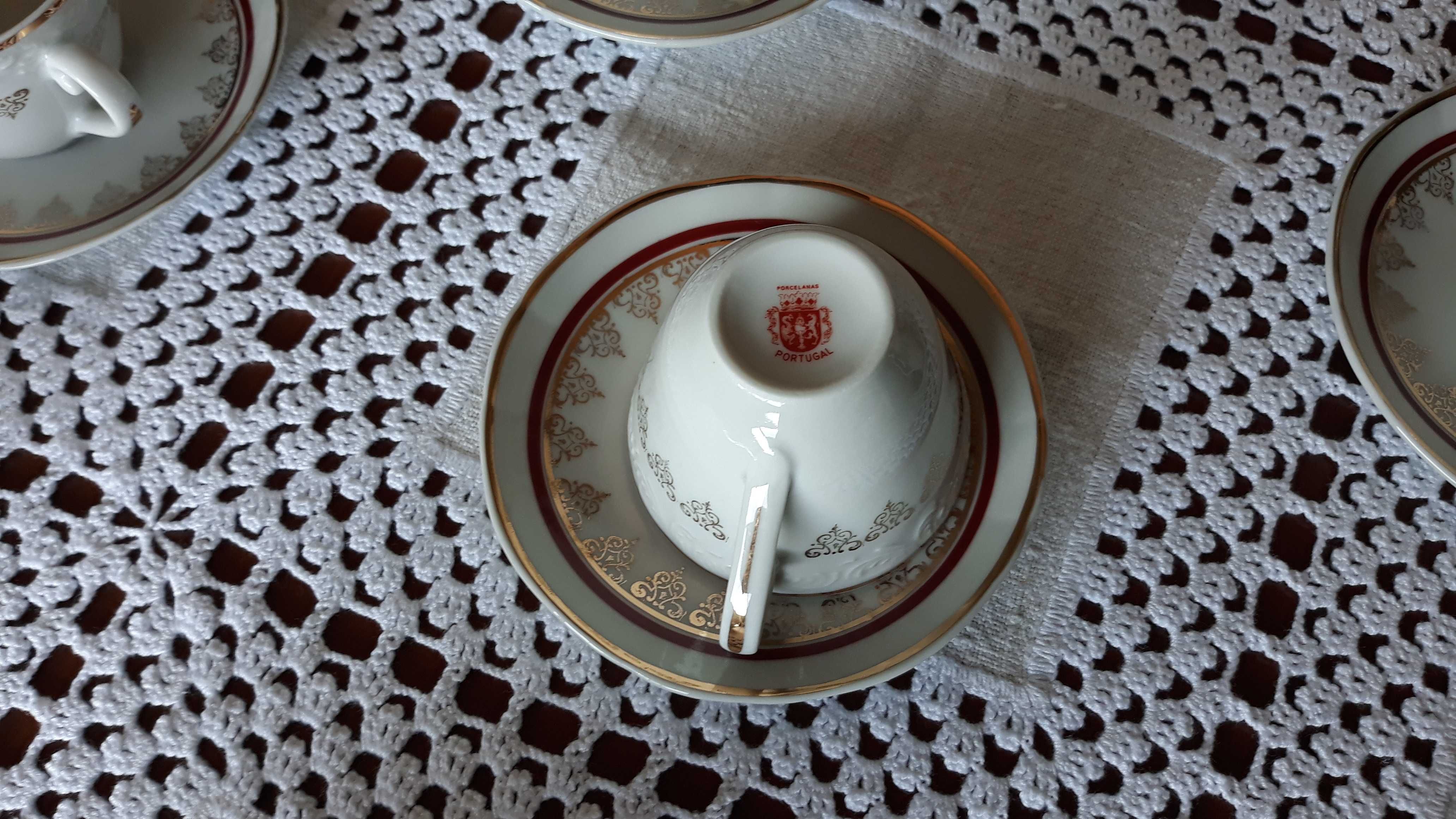 Serviço de Chá e Serviço de Café Porcelanas de Portugal