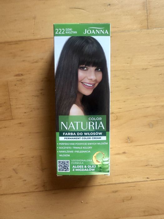 Farba do włosów Joanna Naturia 222 Dziki Kasztan nowa