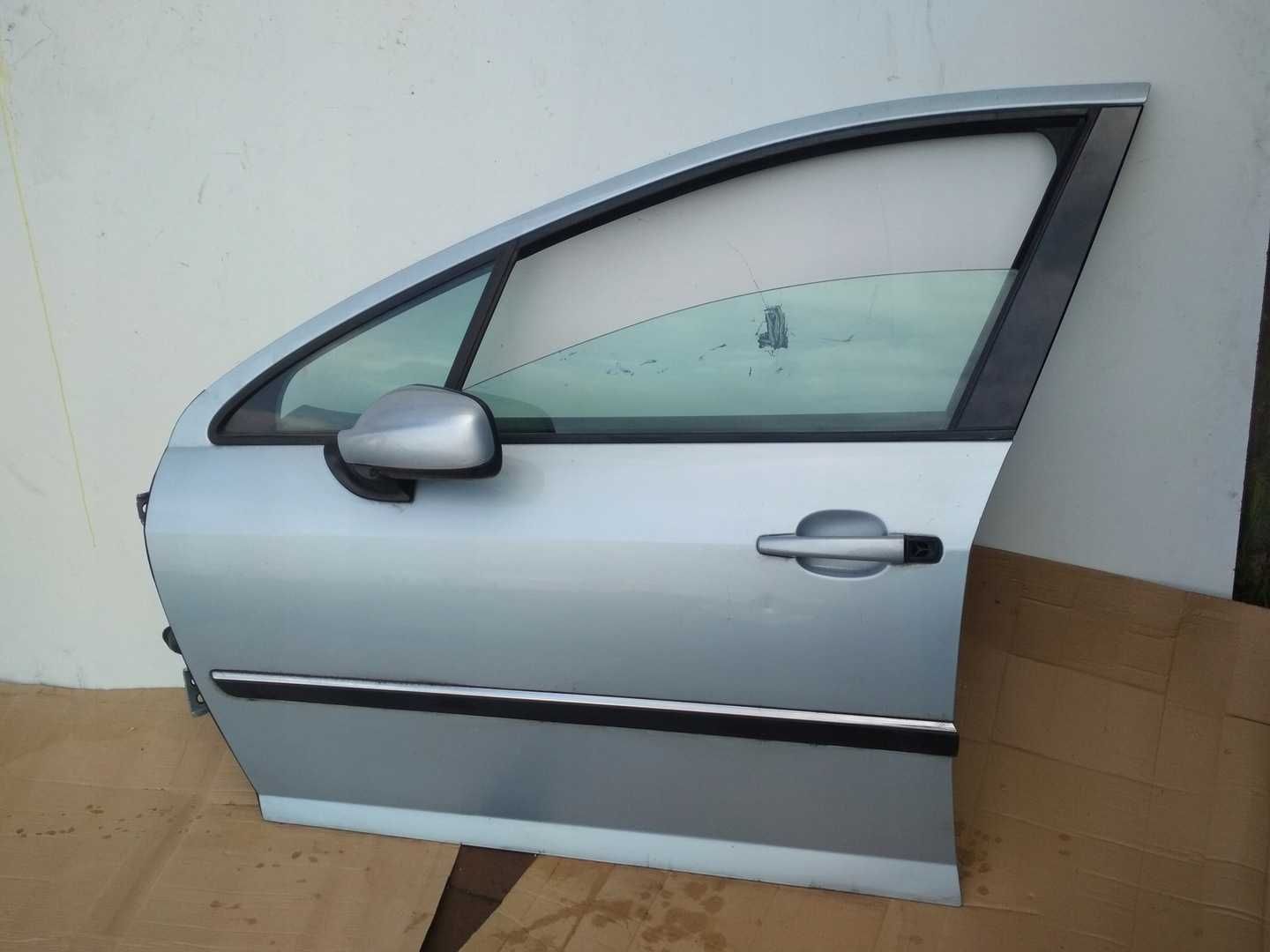 Drzwi Lewy przód ELYC Peugeot 407 kompletne * dobry stan Lewe Przednie