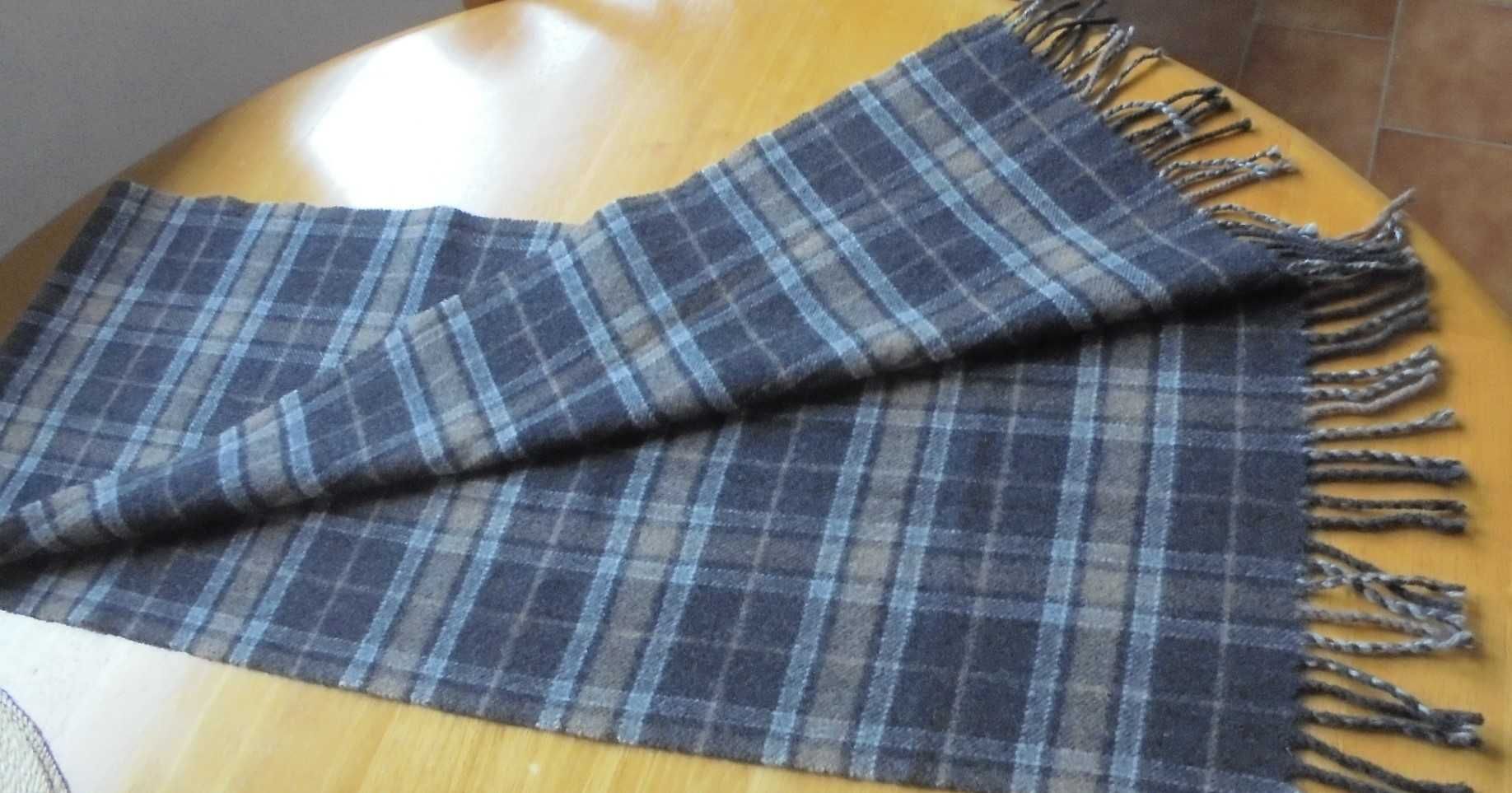 Szalik  krata 30X155 prawdopodobnie welna