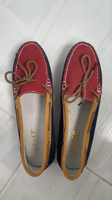 Шкіряні нові мокасини натуральна замша кросівки туфлі анатомічні