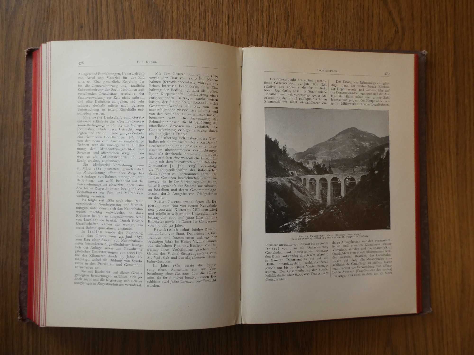 Historia kolei austro-węgierskiej (jęz.niem.) 1898 r - tom I, część II