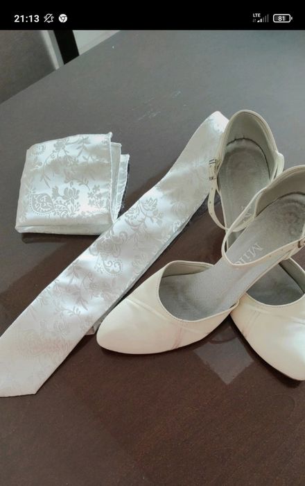 Buty ślubne czółenka