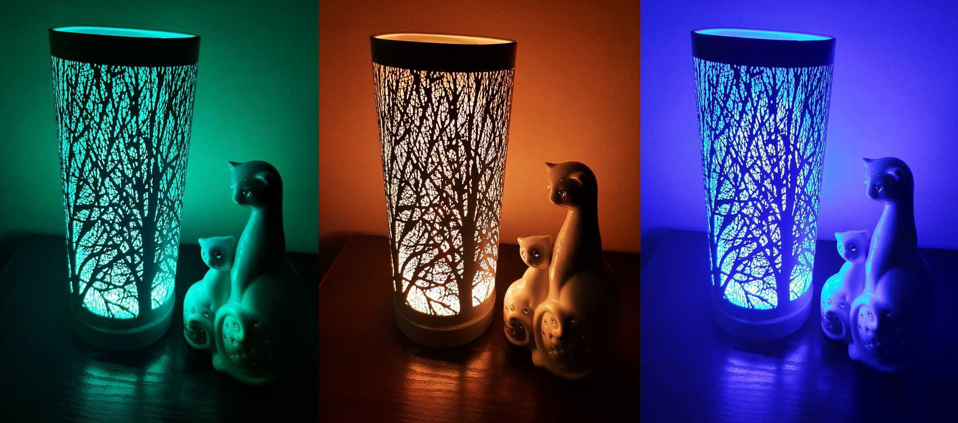 Lampa Zapachowa LED Zmieniająca Kolory (RÓŻNE WZORY)