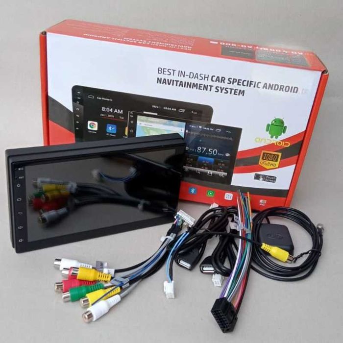 Radio 2 din com GPS 7 Polg 4GB ram 64GB disco  NOVOS