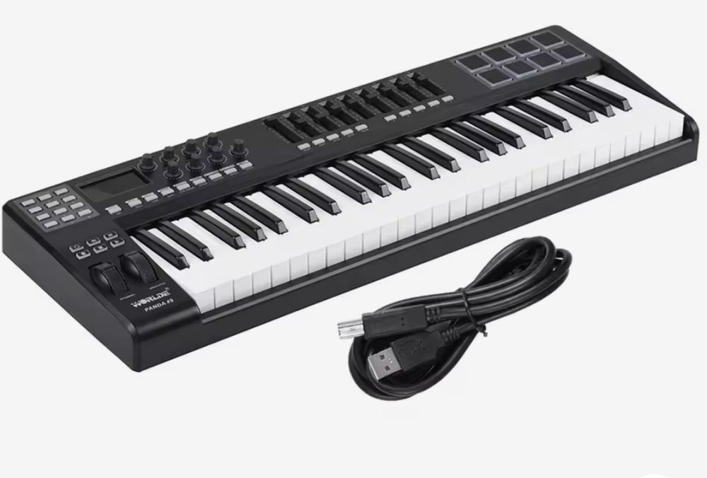 Midi клавіатура. АранжувальникWORLDE PANDA 49 синтезатор