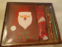 Natal conjunto papelaria + oferta peça bijuteria