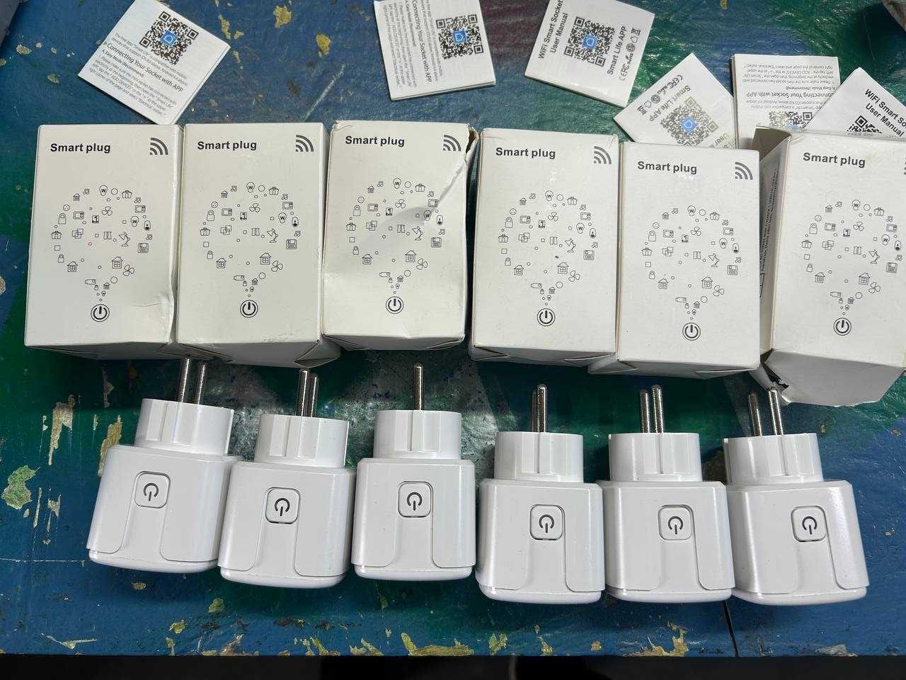Смарт-розетка з перемикачем та підтримкою Wi-Fi EU Smart Plug 20A