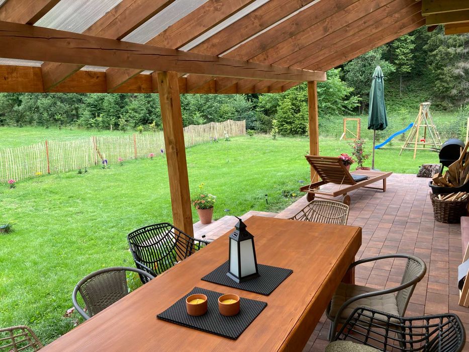 Modrzewiowy domek w górach, Beskid Żywiecki – „Bułkowisko“