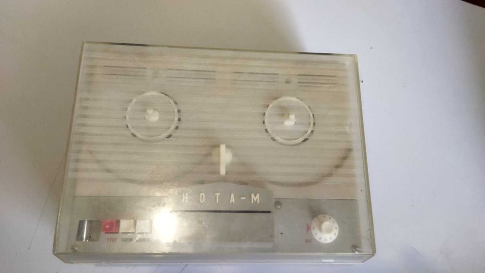 Переносний котушковий бобінний магнітофон СРСР - НОТА-М