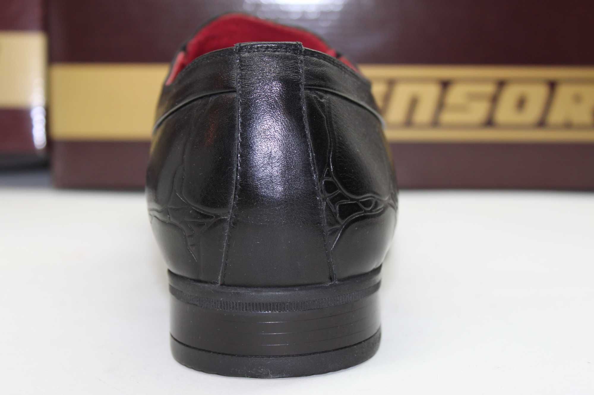 Sensor - демисезонные модельные туфли кожаные оригинал (641-1)