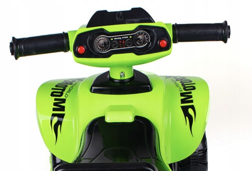 Jeździk quad motor dla dzieci efekty dźwiękowe LED