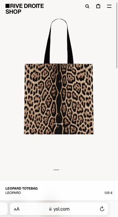 Шопер сумка Saint Laurent YSL оригінал