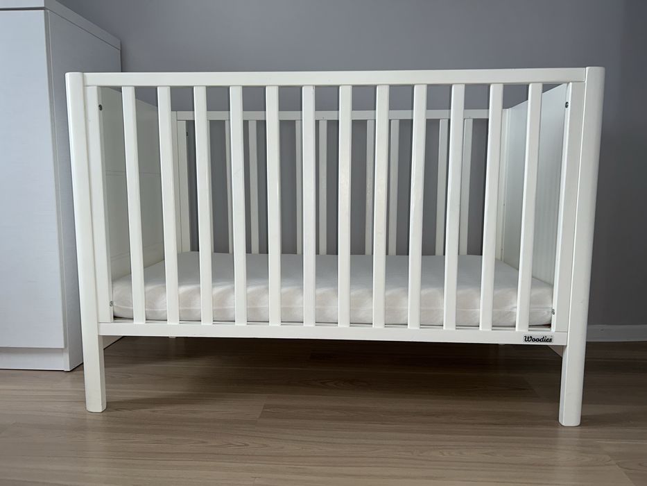 Łożeczko Woodies Smooth Cot 120x60