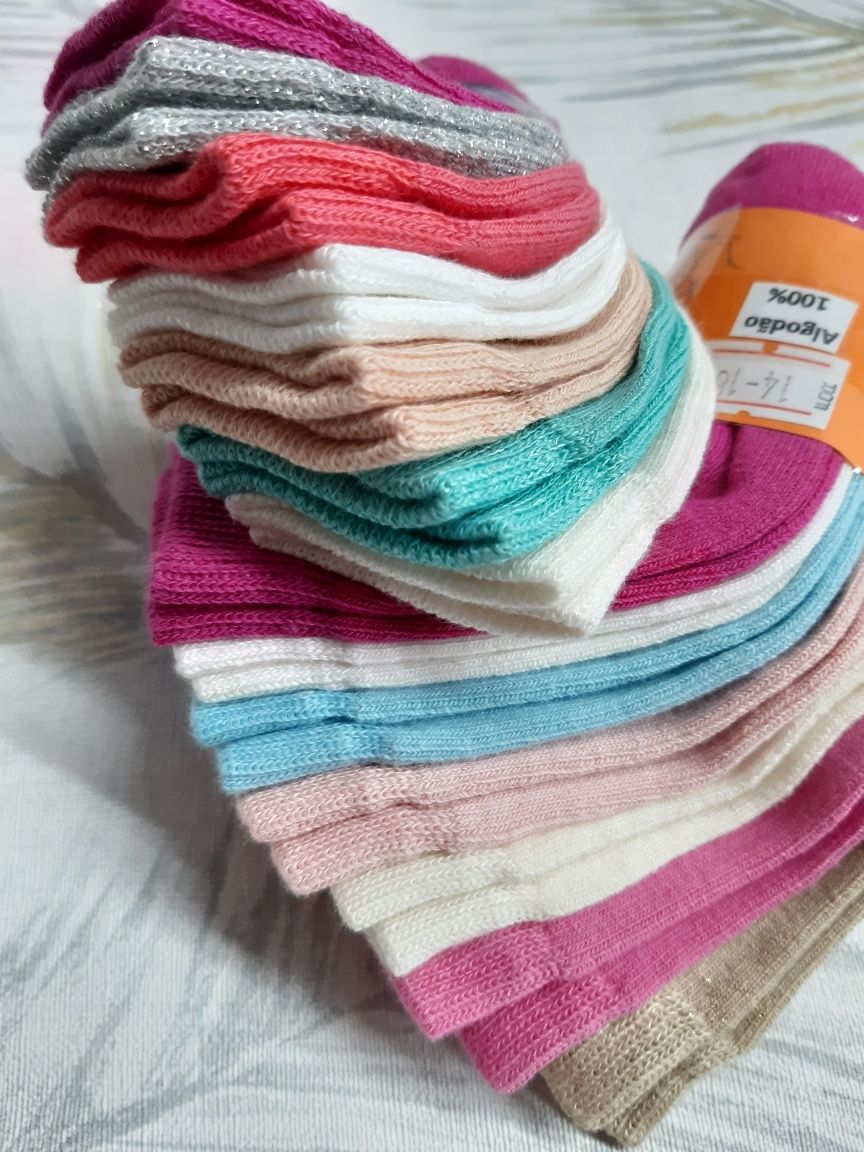 14 pares de meias, packs menino e menina, veja as fotos