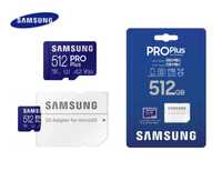 Карта памяти Samsung PRO Plus 512Gb microSDXC UHS-I U3 V30 A2 4K