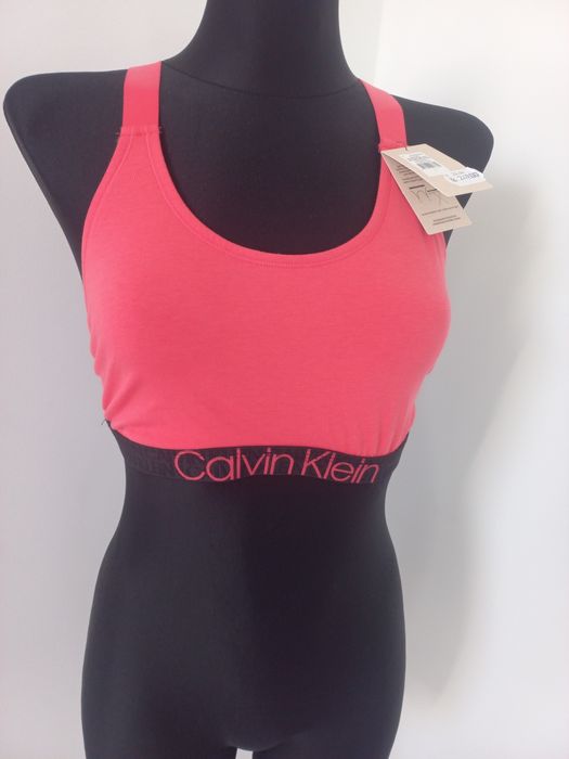 Stanik sportowy biustonosz Calvin Klein punch pink