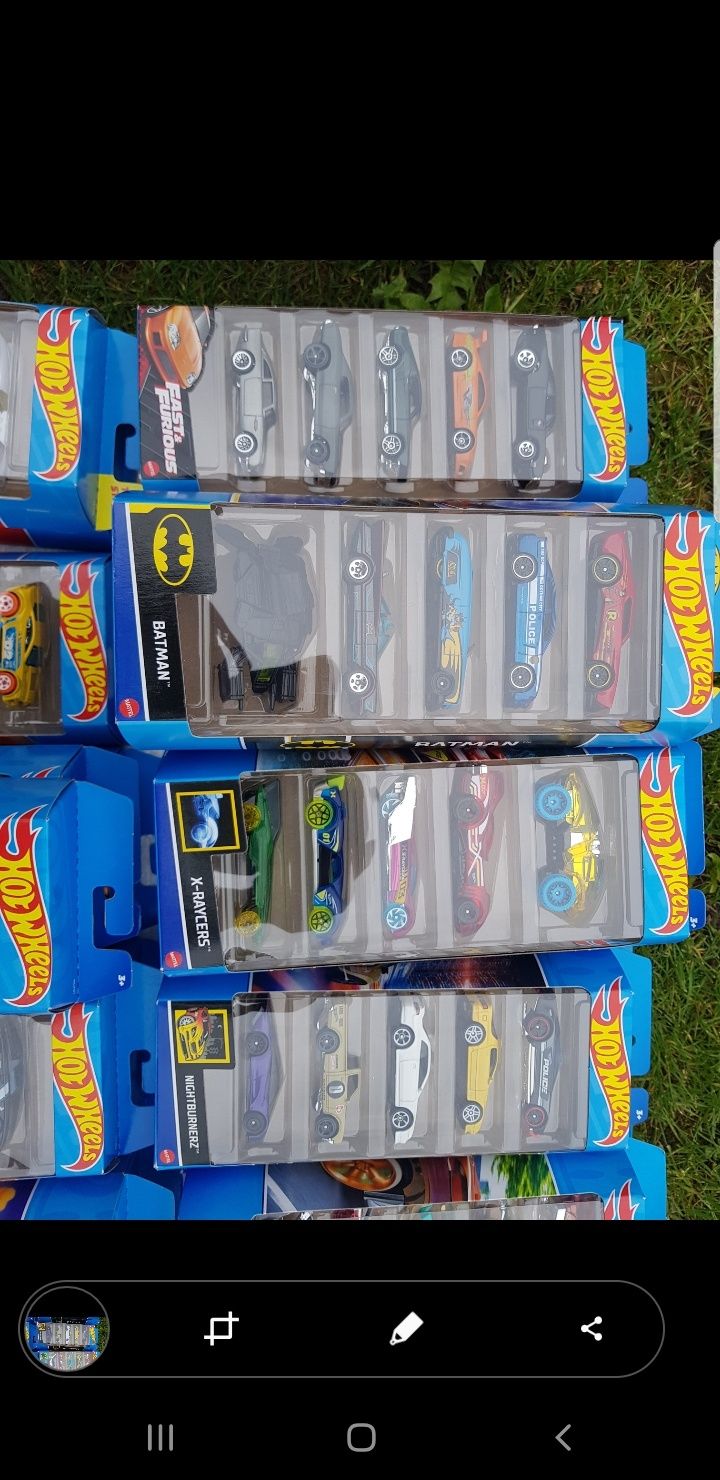 5 pak, hot wheels autka 5pack resoraki