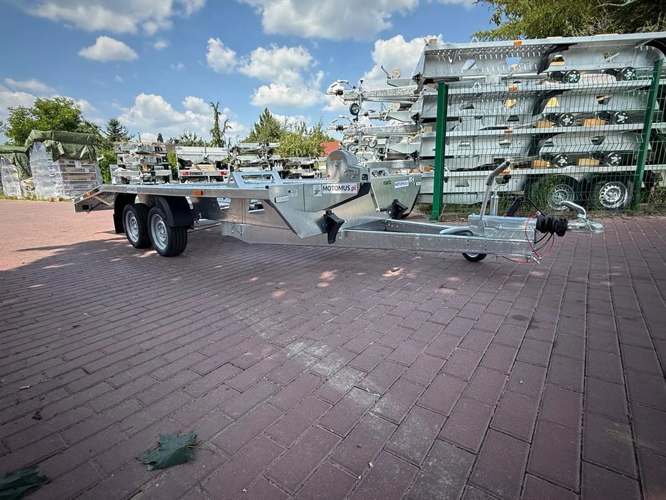 Martz Laweta Martz GT PLUS 450/2 2,7T 450x200m 2 osie DMC 2700kg lekka 510kg OKAZJA!  Nowa laweta Martz 450x200 DMC 2700 kg waga 510kg Częstochowa VDI